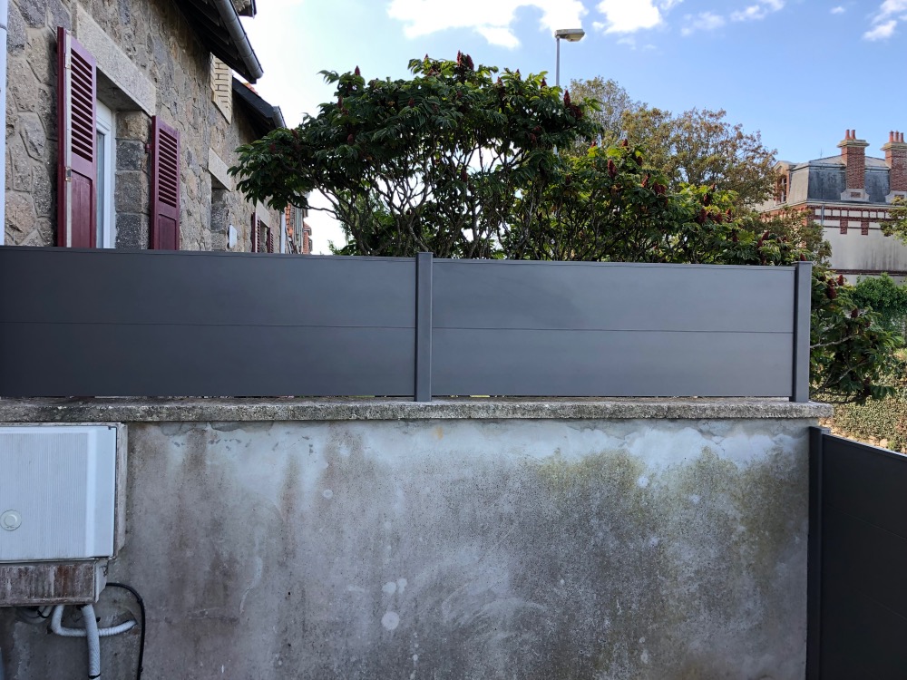 Palissade En Aluminium Avoine Agencement