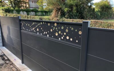 Palissade en aluminium