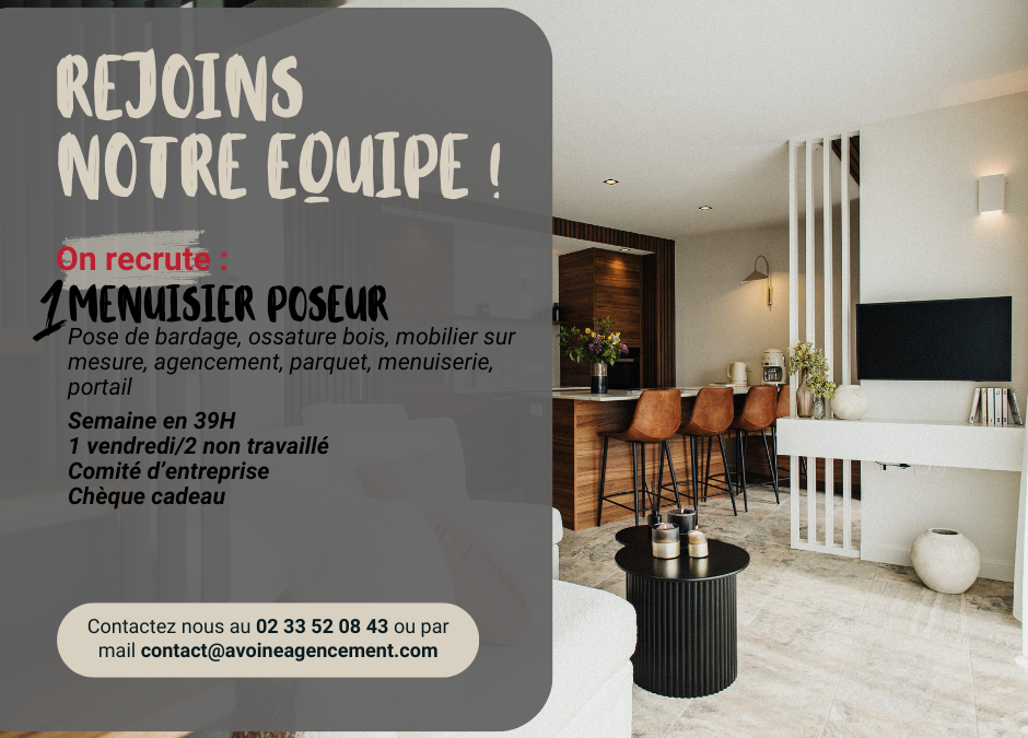 Offre d’emploi POSEUR